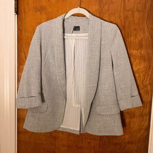 Women's Size M Light Blue/Gray Blazer